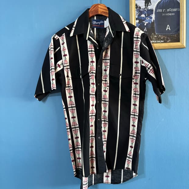 90‘s Wrangler Black Western Fit Shirt