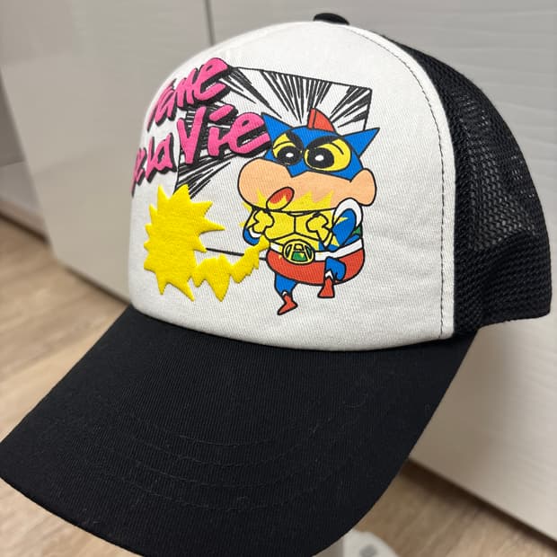 ADIV 한정판 짱구 메쉬캡