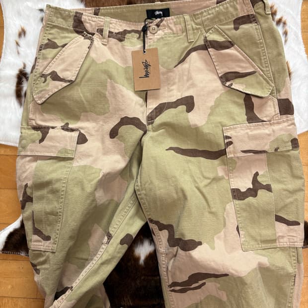 스투시 립스탑 카고팬츠 34