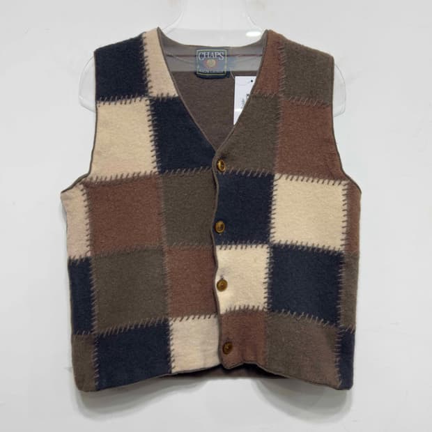 80s 찹스 랄프로렌 울 베스트 조끼