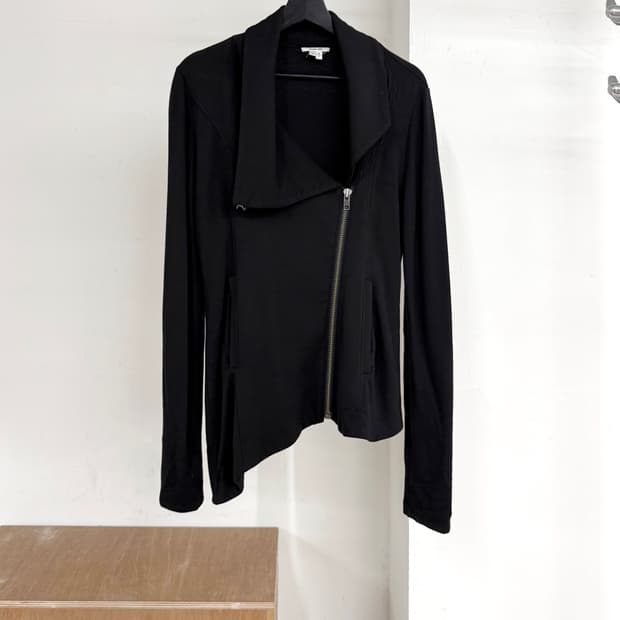 헬무트랭 블랙 빌러스 에이시메트리컬 자켓