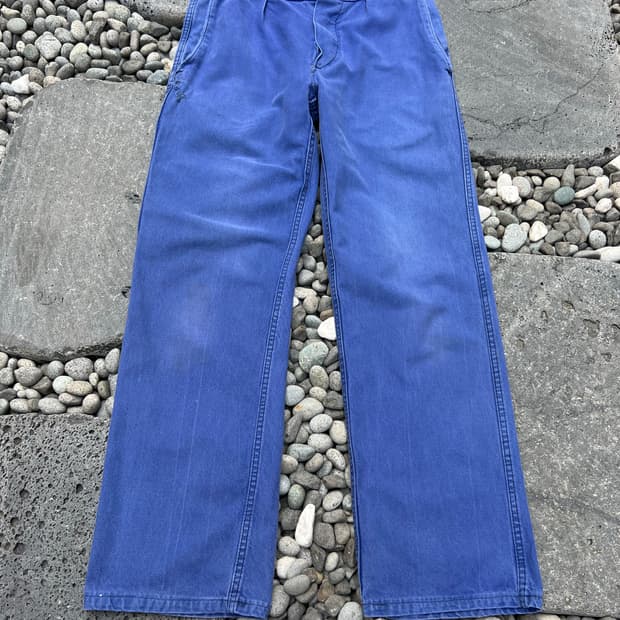 (32인치)OLD VINTAGE WASHING BLUE 프렌치워크팬츠