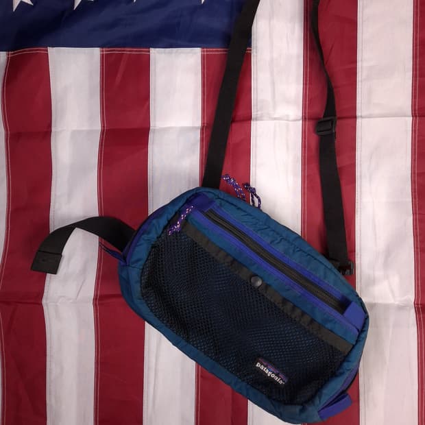 오리지날 90's 미국제조 파타고니아 슬링 힙색