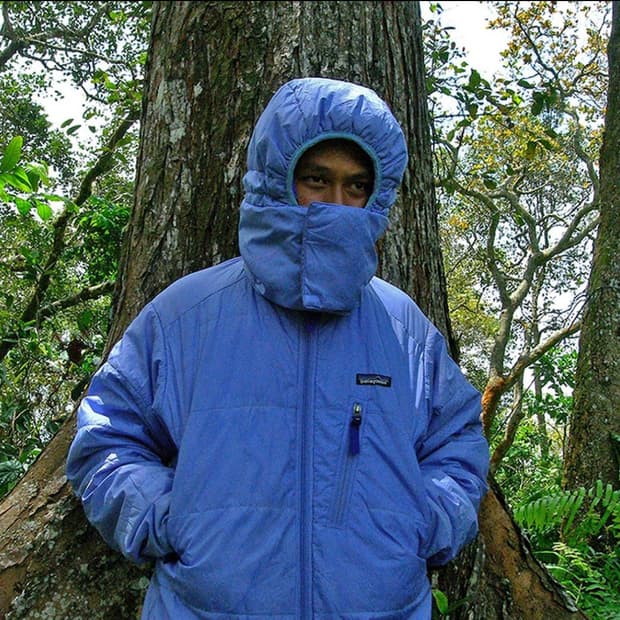 빈티지 파타고니아 올드파카 퍼프 네이비 패딩 프리마로프트