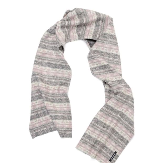 해칭룸 하트 울 머플러 그레이