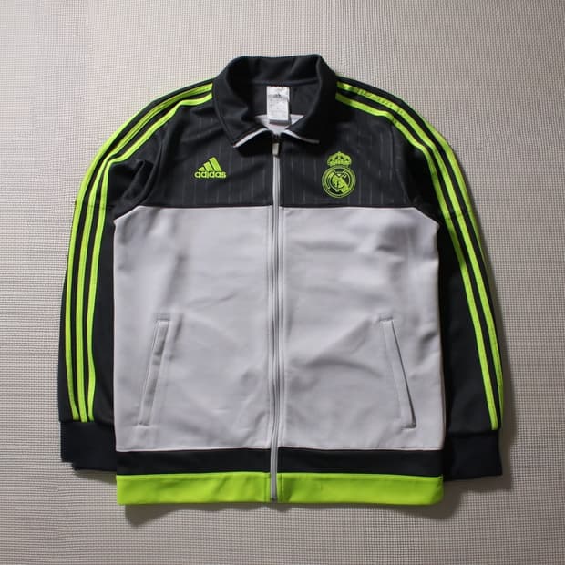 Adidas 아디다스 레알마드리드 형광 트랙탑 져지