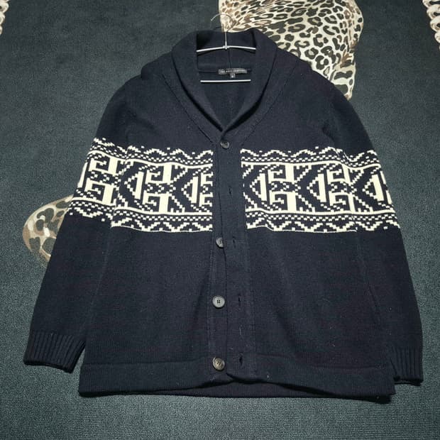 더니트컴퍼니 코위찬 숄카라 니트 가디건 m