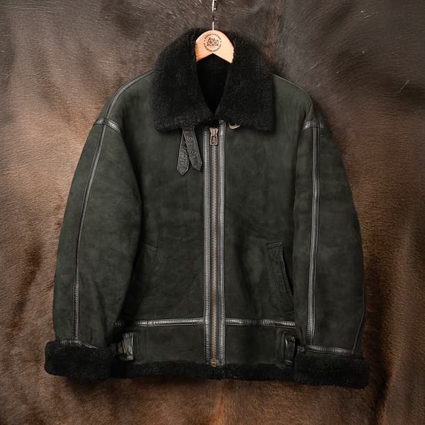 [100] 90s 빈티지 TYPE B3 양가죽 양털 무스탕 