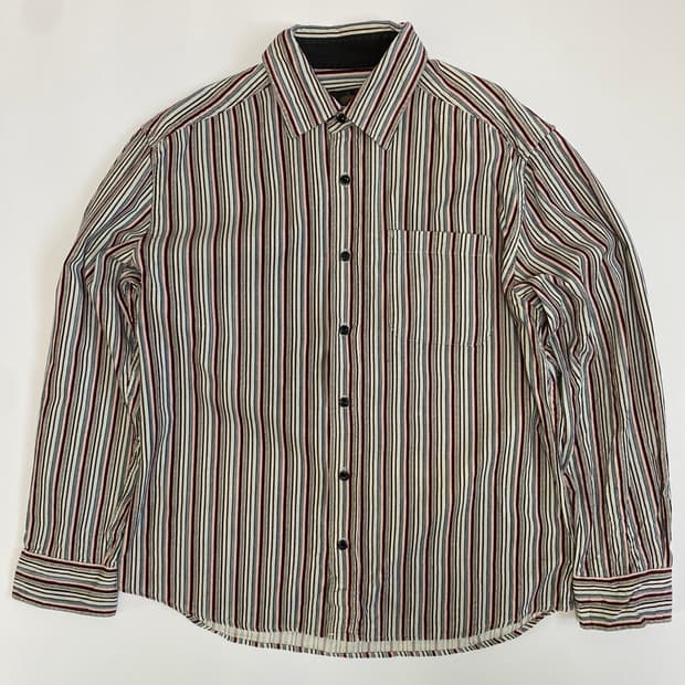 ADAMSON 멀티 컬러 버티컬 스트라이프 셔츠