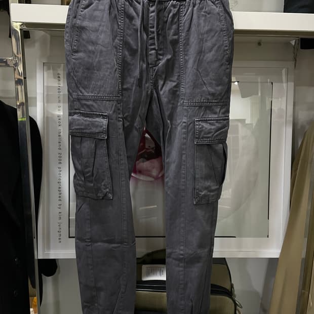 준지/그레이 카고조거팬츠(46)