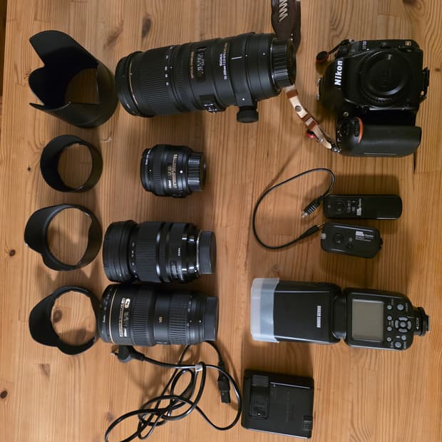 (일괄) Nikon D750+줌 렌즈 2개+단 렌즈 1개 판매