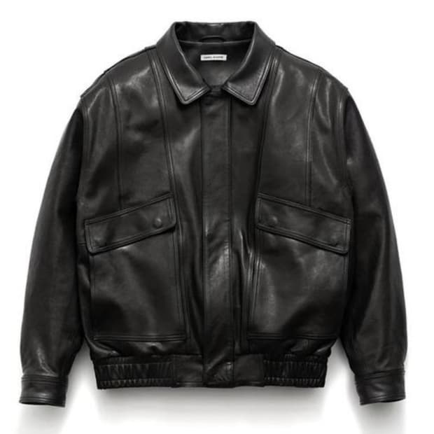 캐롤쇼페 DADDY LEATHER JACKET