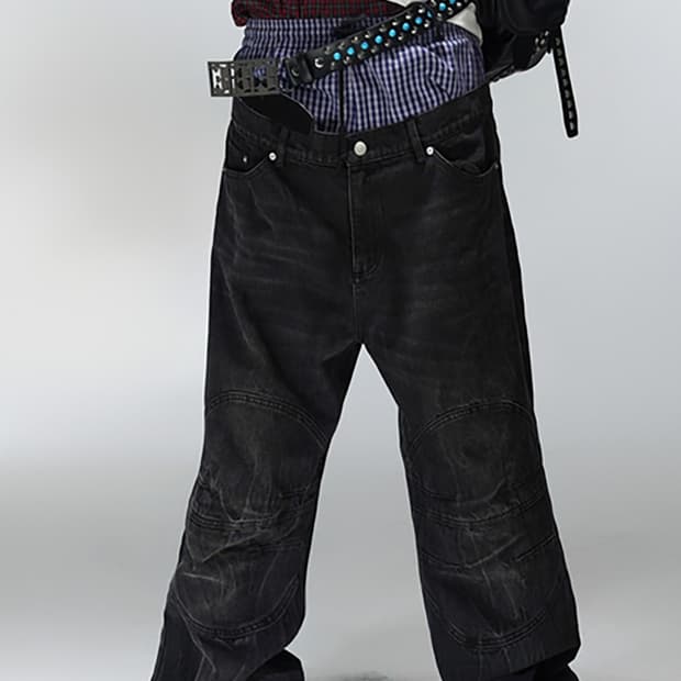 Double Waist Sagging Jeans