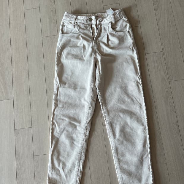 게스 코듀로이 아이보리 바지 24