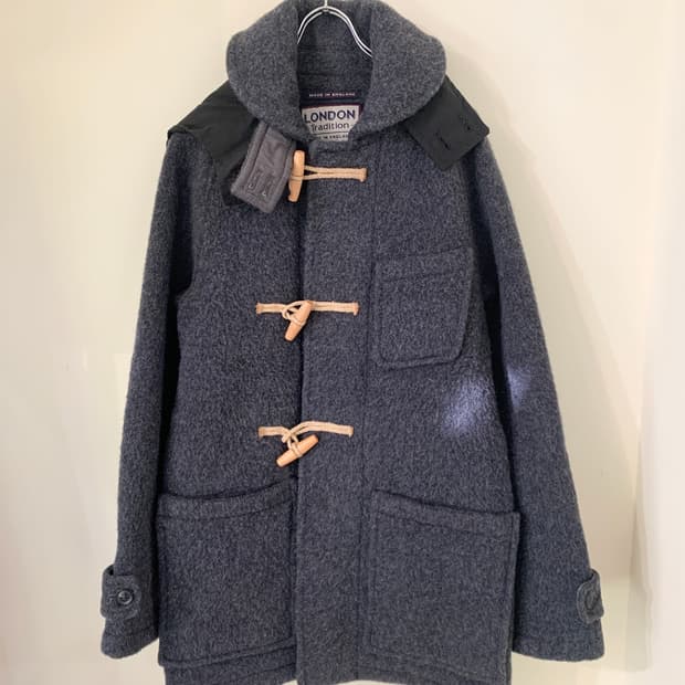 런던트레디션 더플코트 챠콜컬러
