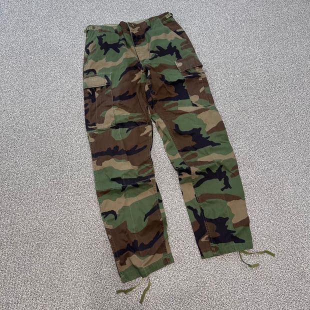 우드랜드 카모 카고팬츠