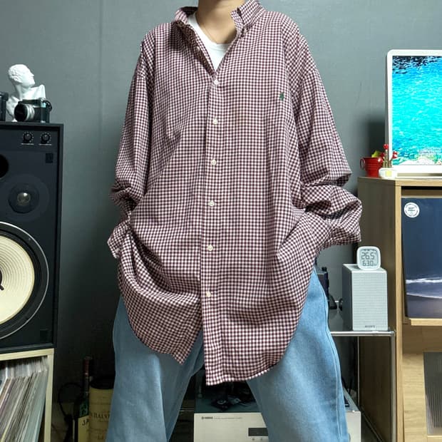 폴로랄프로렌 체크셔츠