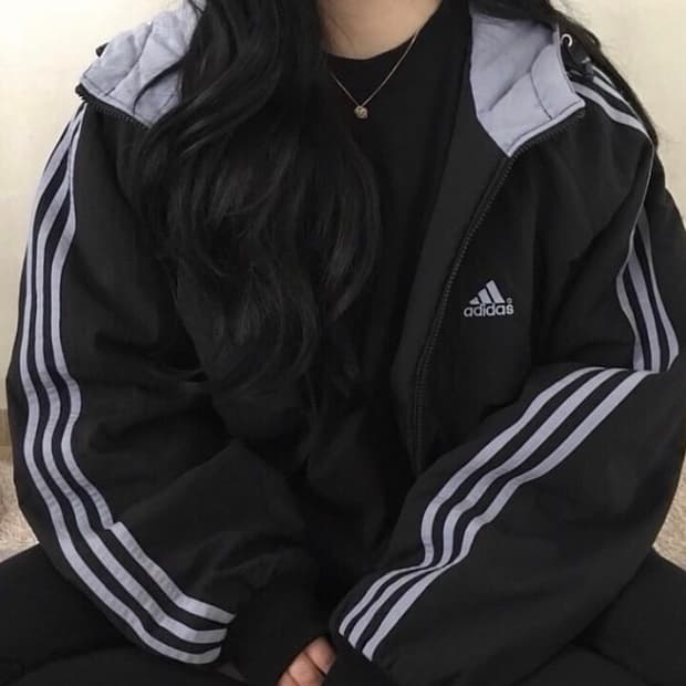 아디다스 누빔 후드 바람막이 점퍼(95) 희귀⭐️⭐️구오