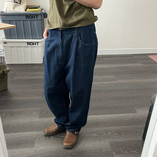 uniqlo jpn pintuck denim