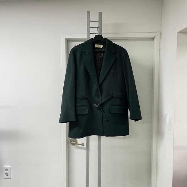 메종키츠네 그린 코트 36(W)