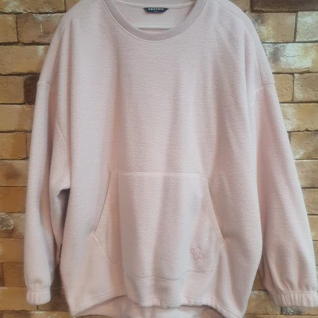 젝시믹스 핑크 플리스 맨투맨 F