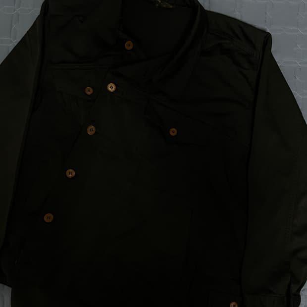 꼼데가르송 옴므 플러스 비대칭 트러커 자켓 M