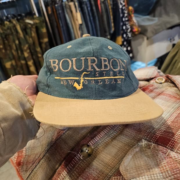 Bourbon 빈티지 캡 모자