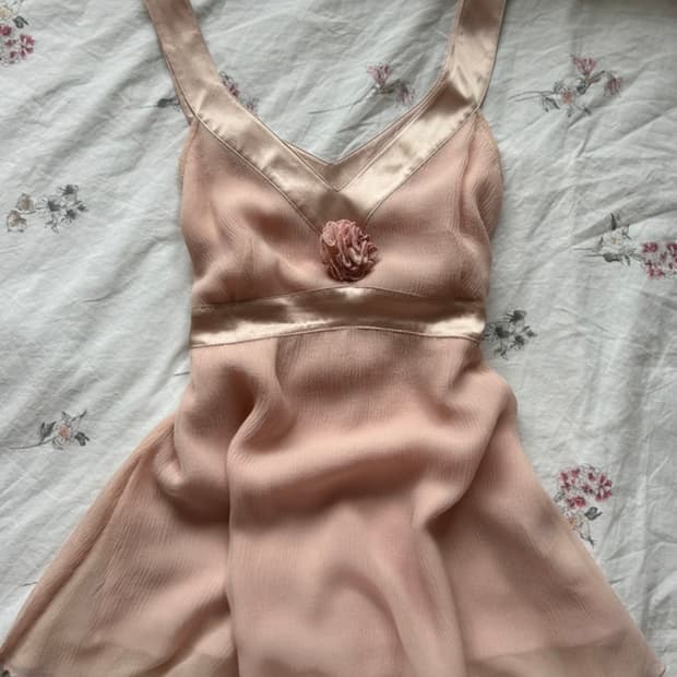 vintage silk babydoll cami top