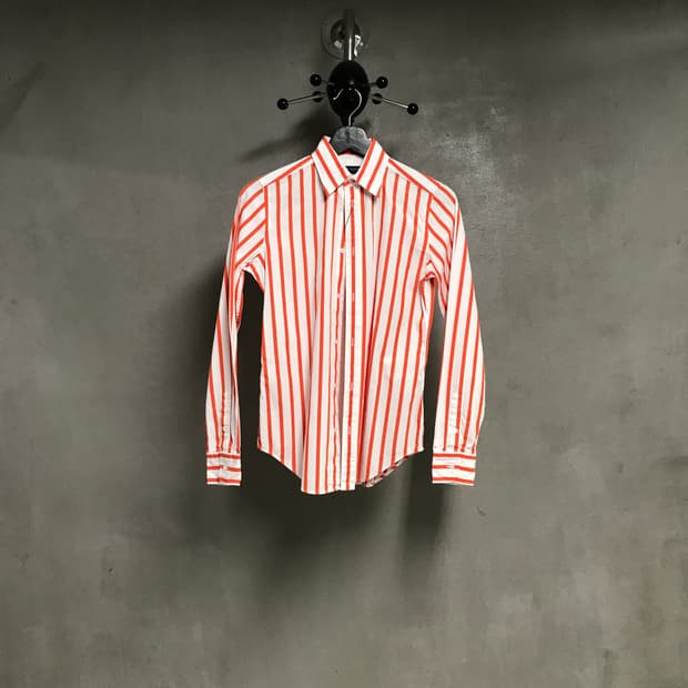 폴로 랄프로렌 스트라이프 셔츠 오렌지 2(W)