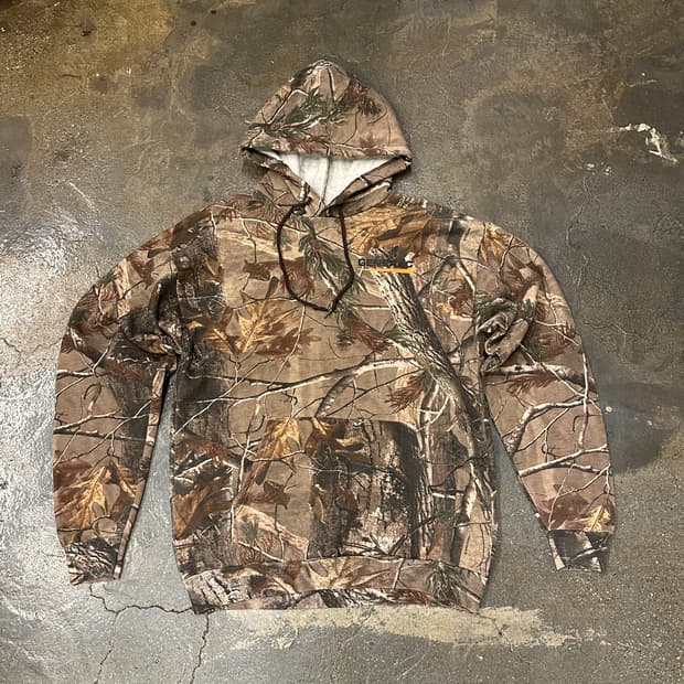 러셀 아웃도어 리얼트리 후드티 L