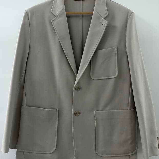 COS 남성 코튼 트윌 싱글 브레스트 블레이저 (베이지/50, 새상품)