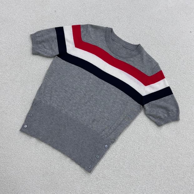 M 고급 빈티지 스트라이프 니트 0402E