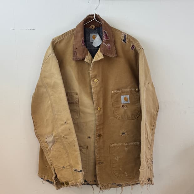 Carhartt faded repair blanket work jacke