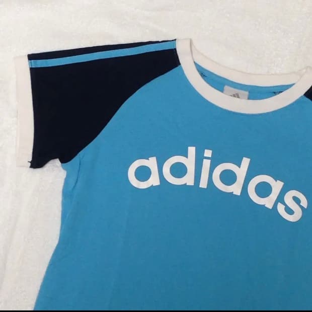 아디다스 빈티지 대장 y2k 반팔 링거티 어항빈티지