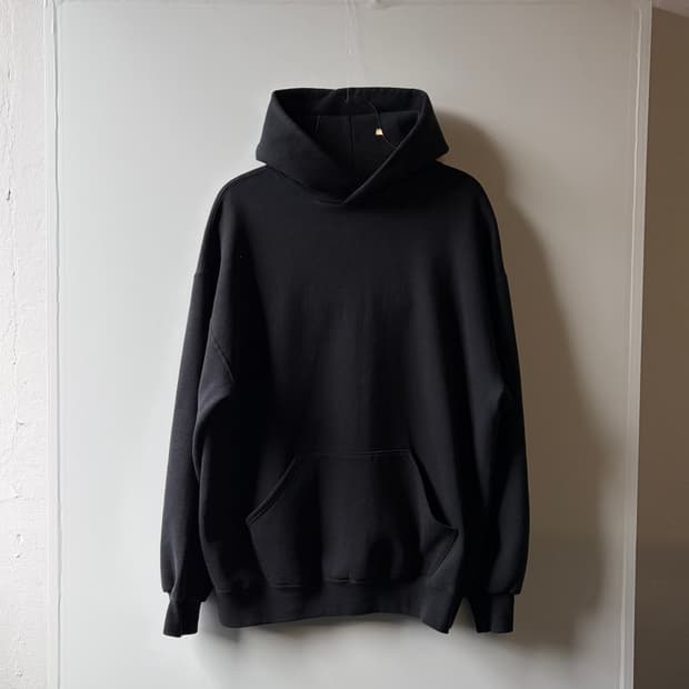 90s 러셀 에슬레틱 50/50 후디 블랙