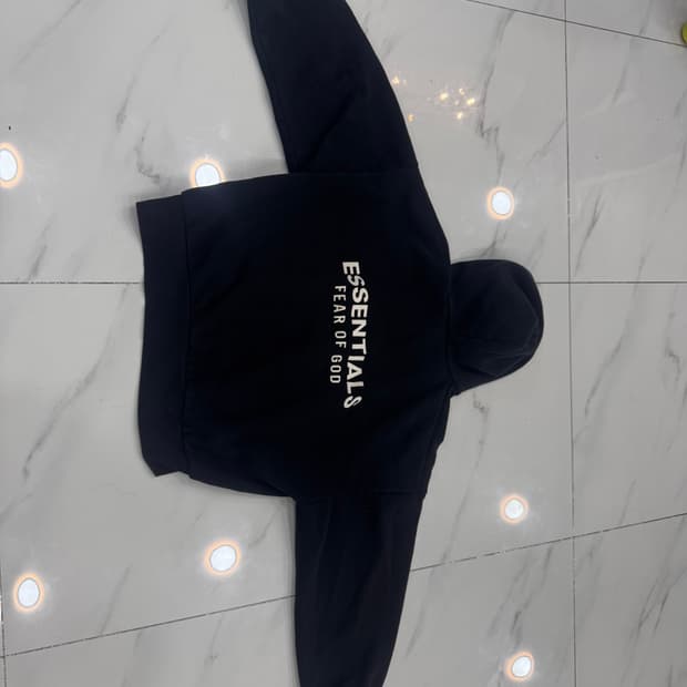 26Fw 피어오브갓 에센셜 블랙후드집업 XL 판매합니다