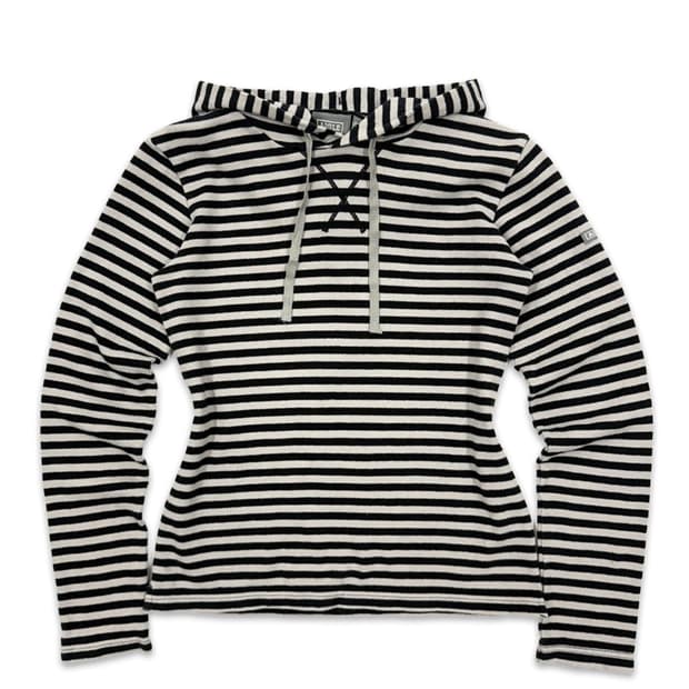 빈티지 AIGLE 스트라이프 니트 후드티