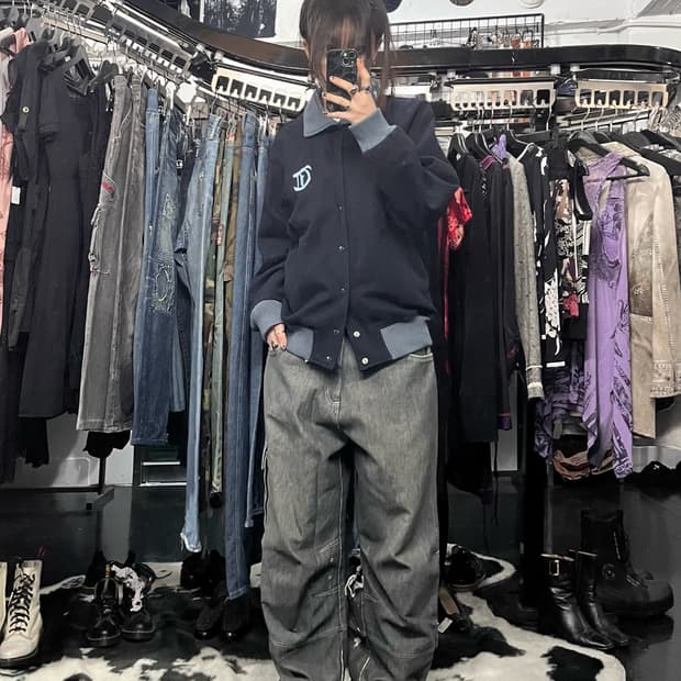 Nihon 바시티 자켓