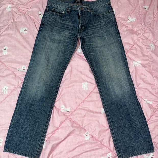 버버리 블랙라벨 슬림스트레이트 데님 팬츠 32사이즈