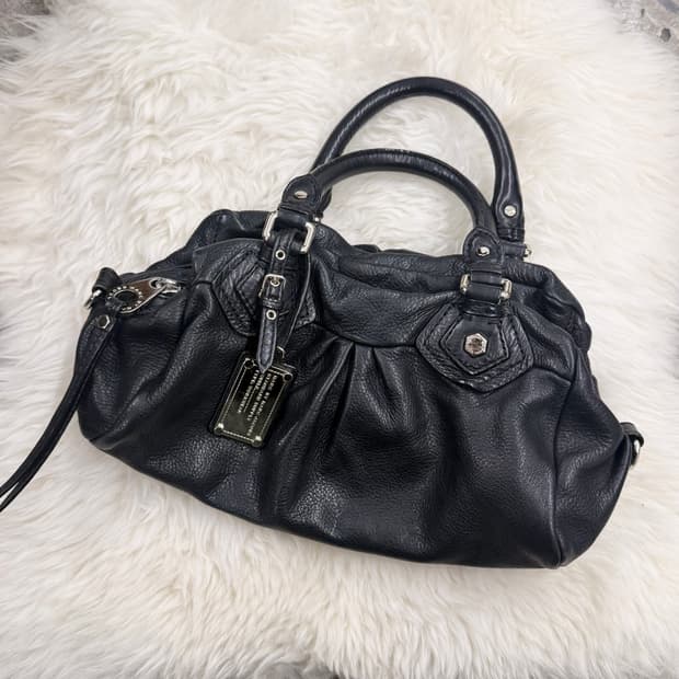 마크제이콥스 금장 로고 토트백