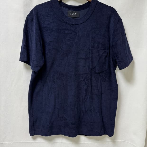 하울린 네이비 테리 코튼 반팔 티셔츠 M