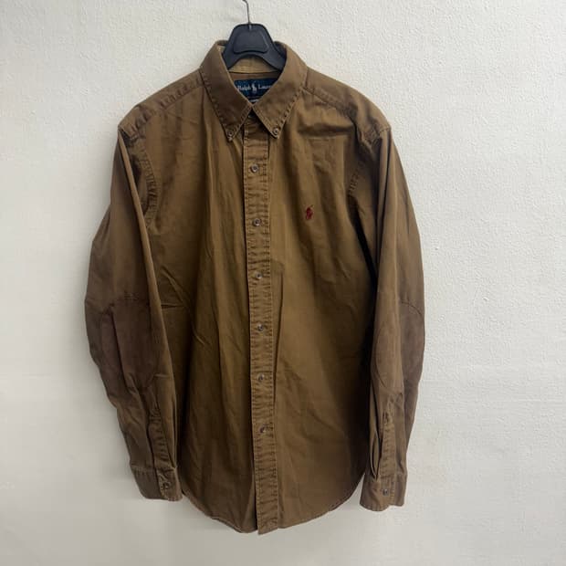폴로 랄프로렌 브라운 클래식핏 셔츠 S