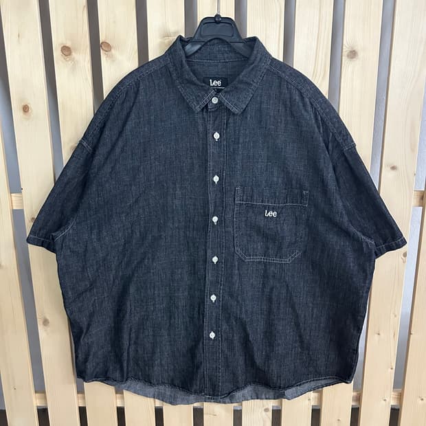 (XL) LEE 리 청 데님 반팔 셔츠 남방