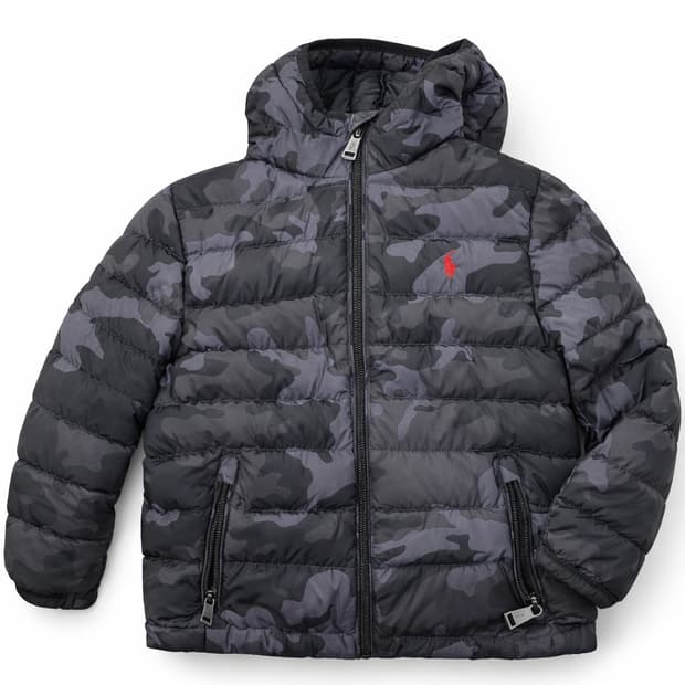 Polo Ralph Lauren Kids
Camo Down Jacket 