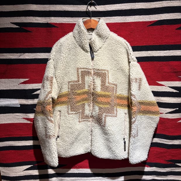 Pendleton boa fleece jacket / 팬들턴 보아 후리스