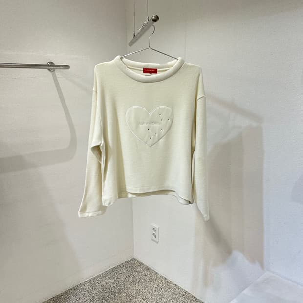 란셀 하트포인트 니트