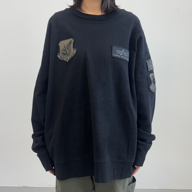 Alpha Industries Black Military mtm