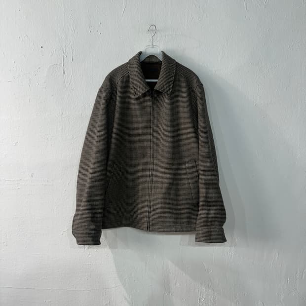 유니클로 하운드투스 잔체크 자켓 XL