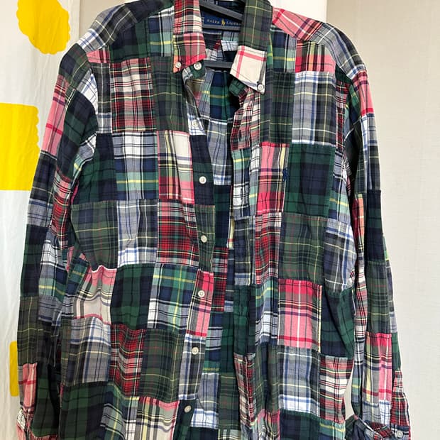 [M]폴로랄프로렌 패치워크 셔츠