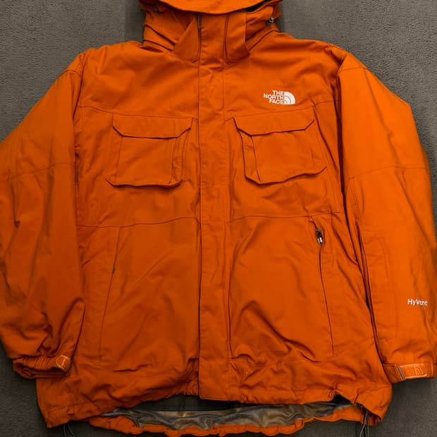 노스페이스 하이벤트 분리형 내피 바람막이 처분 